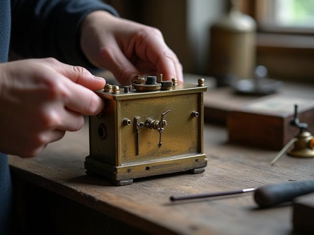 明治時代の壁時計復元